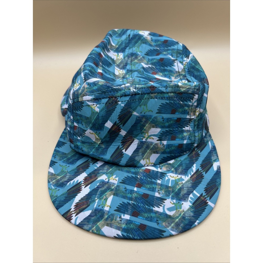 Vintage TRUTH Hat Fact 249 Kestrel Anti Big Tobacco Snapback 5 Panel Cap Blue